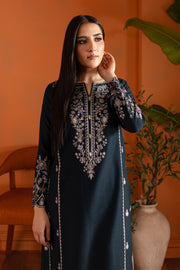 Ezzah 2Pc - Embroidered Karandi Dress