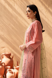 Anastasia 3Pc - Embroidered Solid Dress