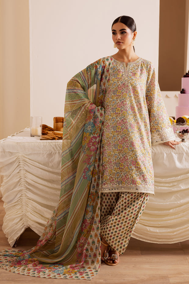 Rosie 3Pc - Printed Casual Pret