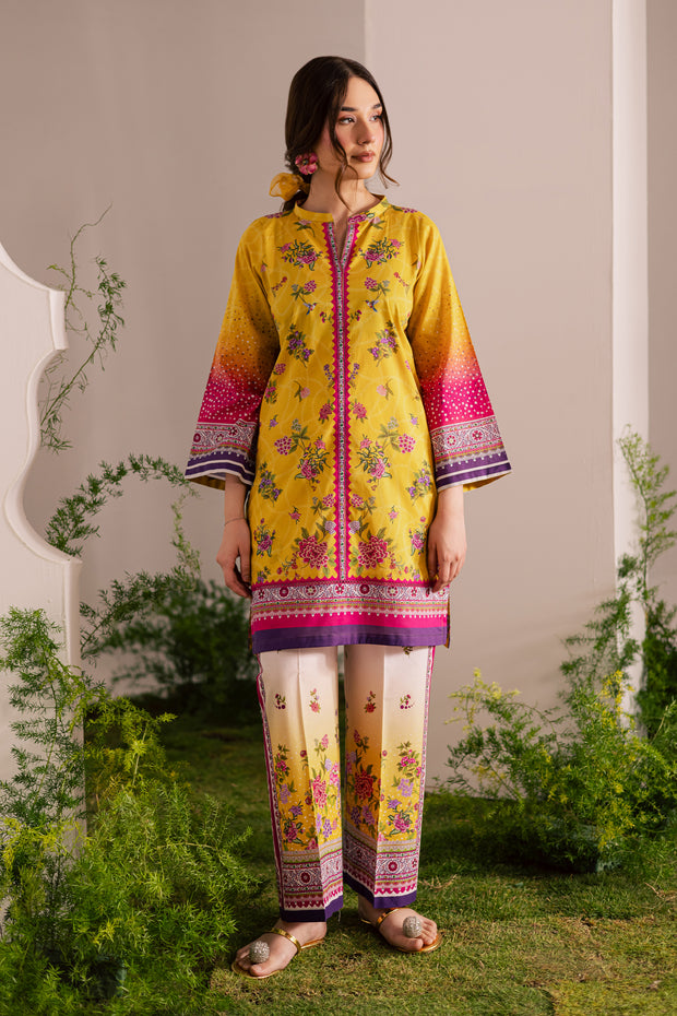 Inferno 2Pc - Printed Lawn Dress