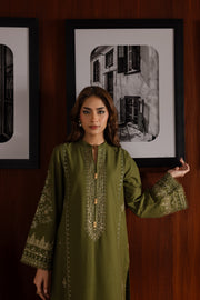 Chicago 2Pc - Embroidered Khaddar Dress