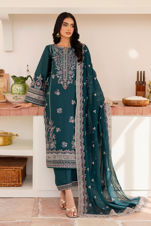 Leal 3Pc - Embroidered Lawn Dress