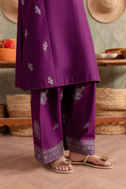 Purple Raina 2Pc - Embroidered Lawn Dress