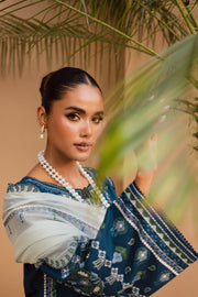 Stillwater Ridge 3Pc - Embroidered Khaddar Dress