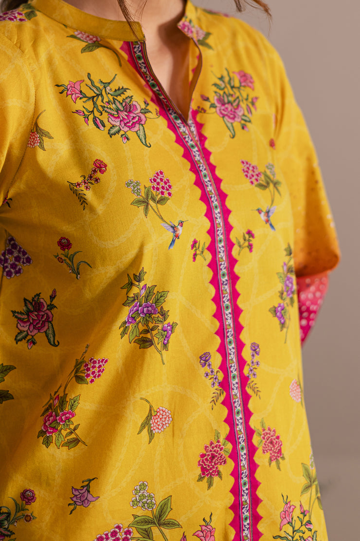 Inferno 2Pc - Printed Lawn Dress