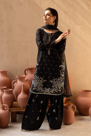 Varsha 3Pc - Embroidered Solid Dress
