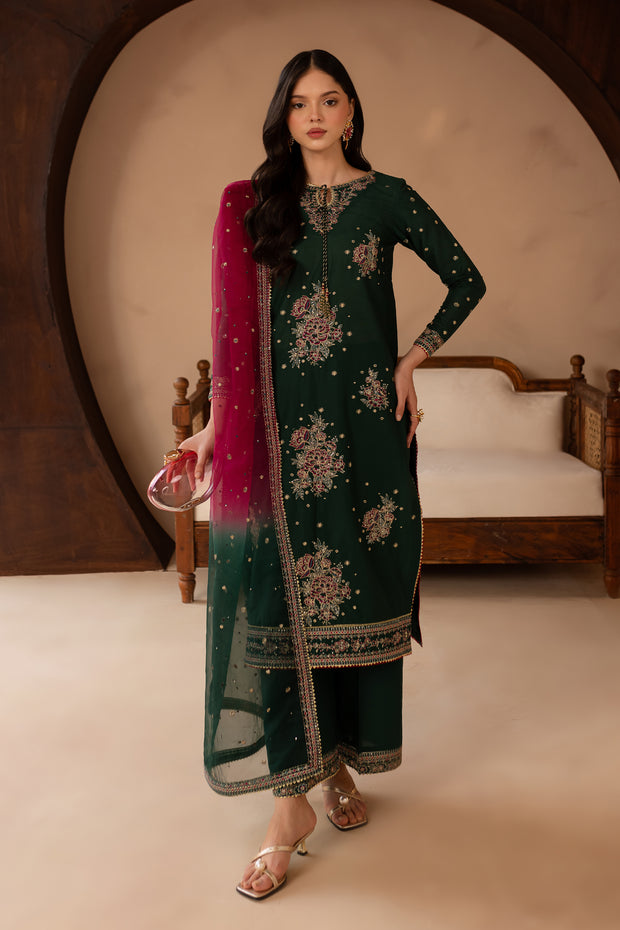 Eymen 3Pc - Embroidered Lawn Dress