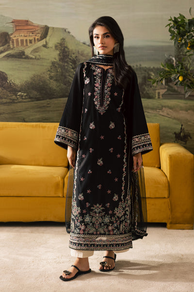 Black Moon 3Pc - Embroidered Lawn Pret