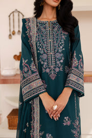 Leal 3Pc - Embroidered Lawn Dress