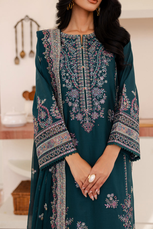 Leal 3Pc - Embroidered Lawn Dress