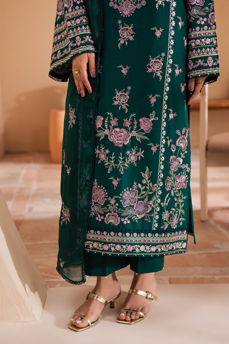 Myra 3Pc - Embroidered Lawn Dress