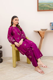 Castle 2Pc - Embroidered Lawn Dress
