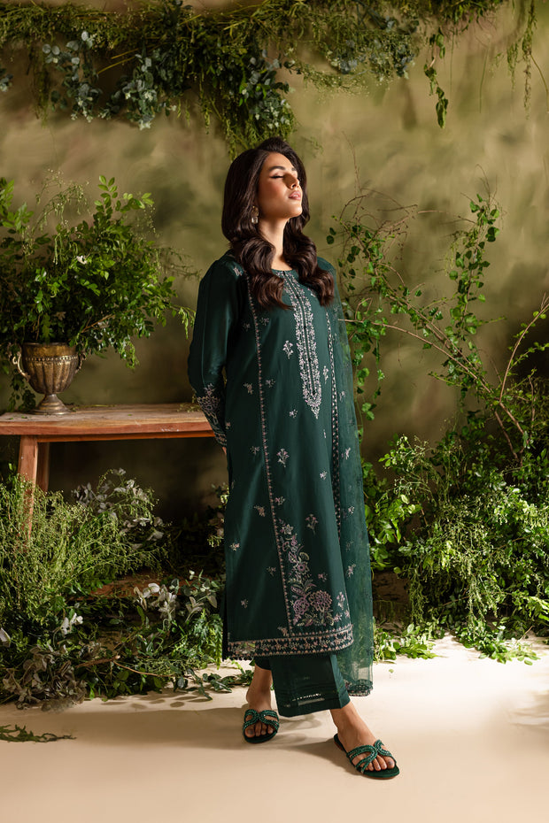 Maybell 3Pc - Embroidered Lawn Dress