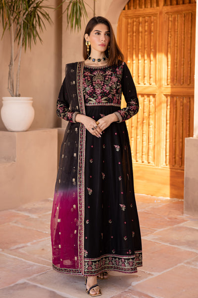 Sanaya 3Pc - Embroidered Luxe Pret