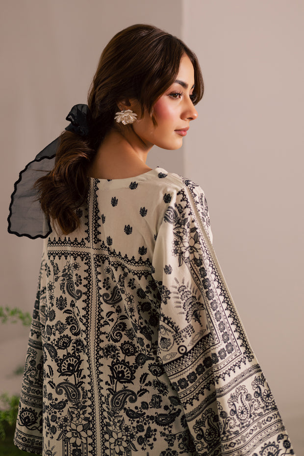 Knight 2Pc - Printed Lawn Dress