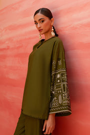 Atwood 2Pc - Embroidered Karandi Dress