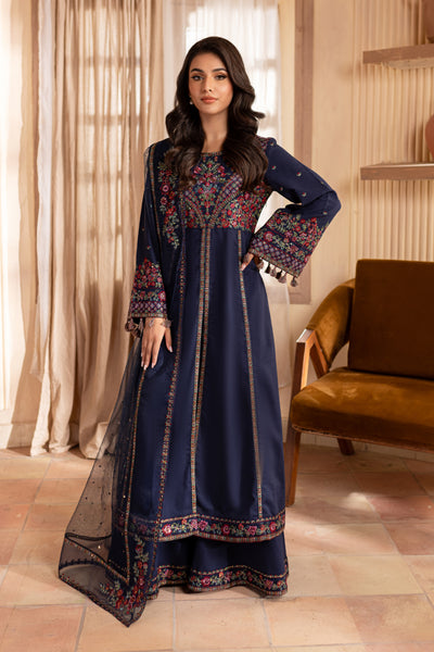 Aysel 3Pc - Embroidered Karandi Dress