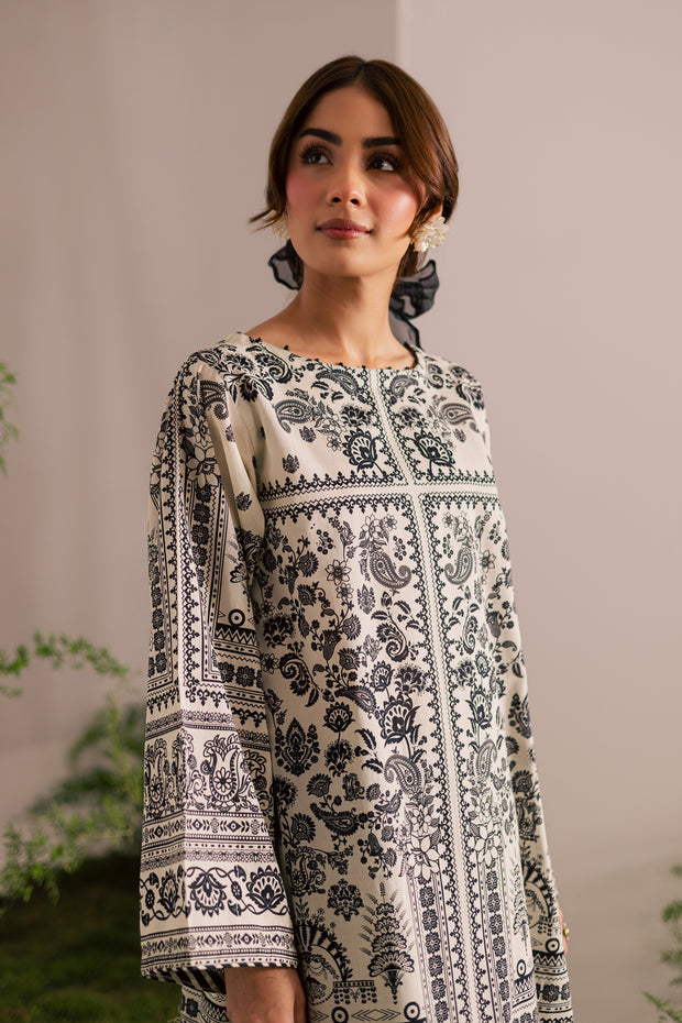 Knight 2Pc - Printed Lawn Dress