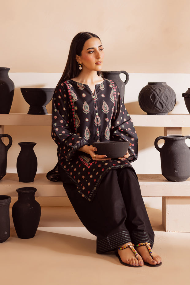 Elia 2Pc - Printed Lawn Dress