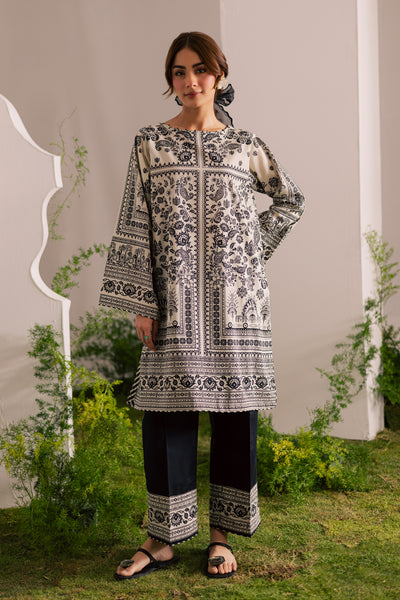 Knight 2Pc - Printed Lawn Dress