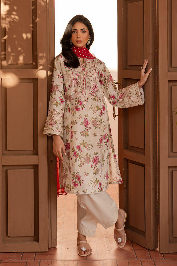 Fasanay 3Pc - Printed Lawn Dress