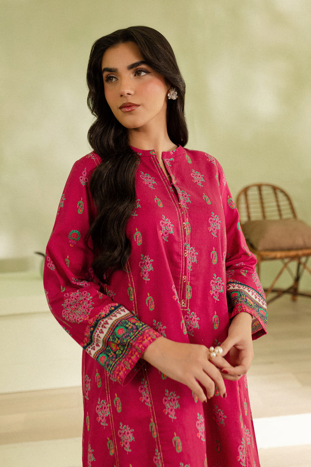 Ayna 2Pc - Printed Khaddar Dress