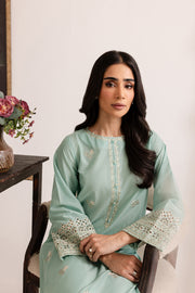 Coastal 2Pc - Embroidered Lawn Dress