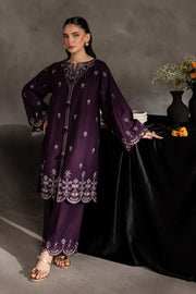 Orchid 2Pc - Embroidered Karandi dress