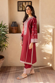 Jack Sparrow 2Pc - Embroidered Khaddar Dress