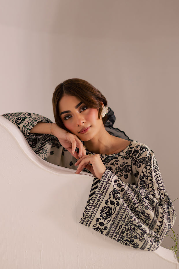 Knight 2Pc - Printed Lawn Dress
