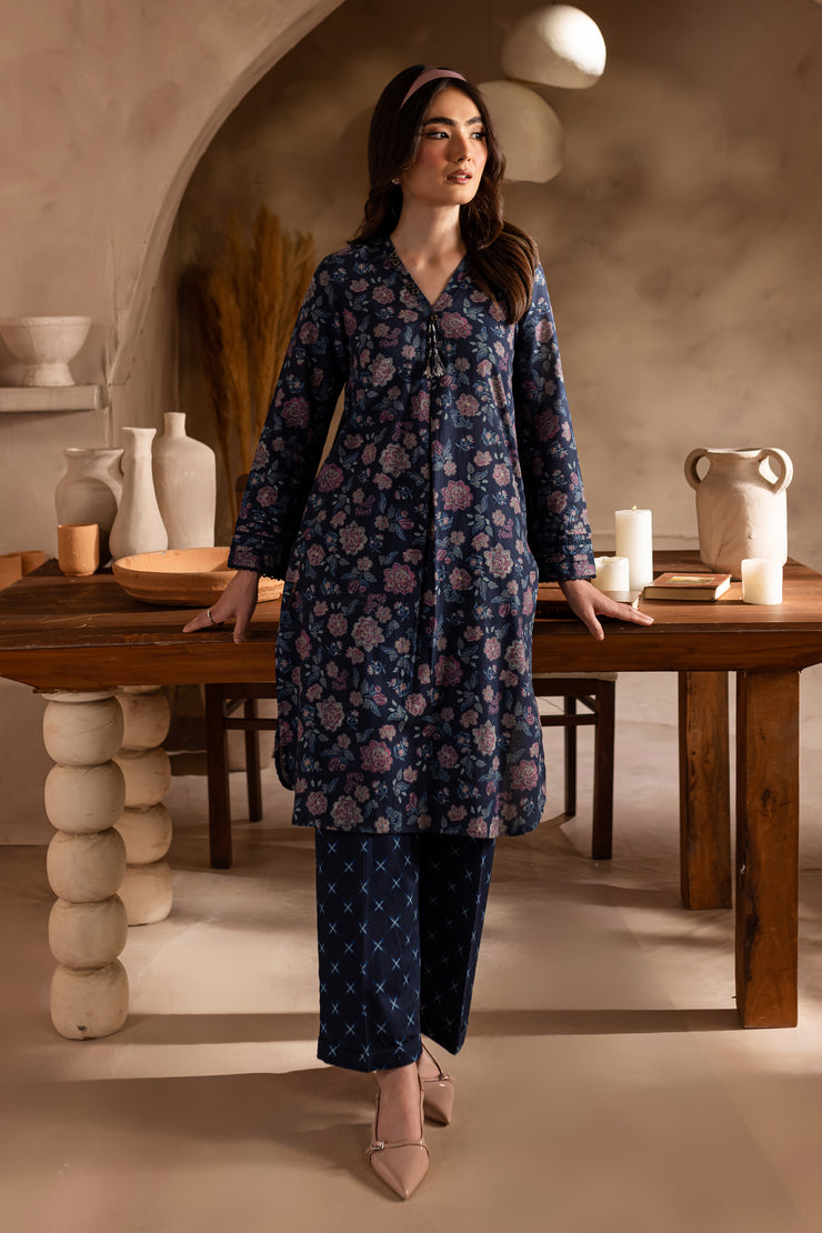 Fritz 2Pc - Printed Khaddar Dress