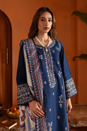 Sahil 3Pc - Embroidered Khaddar Dress