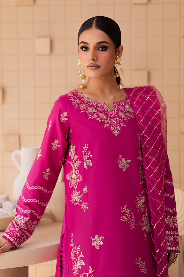 Anya 3Pc - Embroidered Lawn Dress