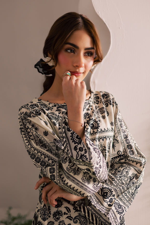 Knight 2Pc - Printed Lawn Dress