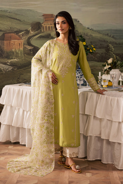 Malbus 3Pc - Embroidered Lawn Pret