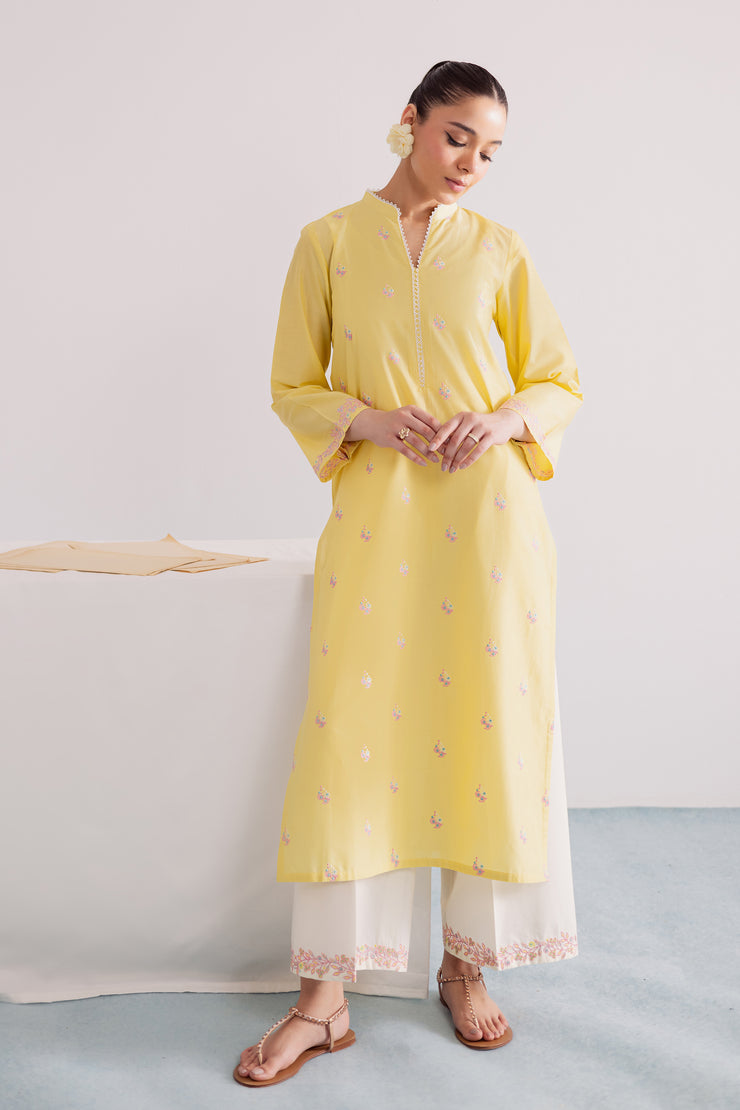 Florance 2Pc - Embroidered Casual Pret