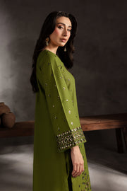 Aleyla 3Pc - Embroidered Khaddar Dress