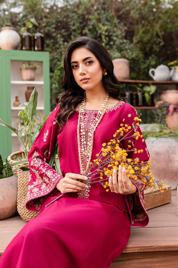 Jam 2Pc - Embroidered Lawn Dress