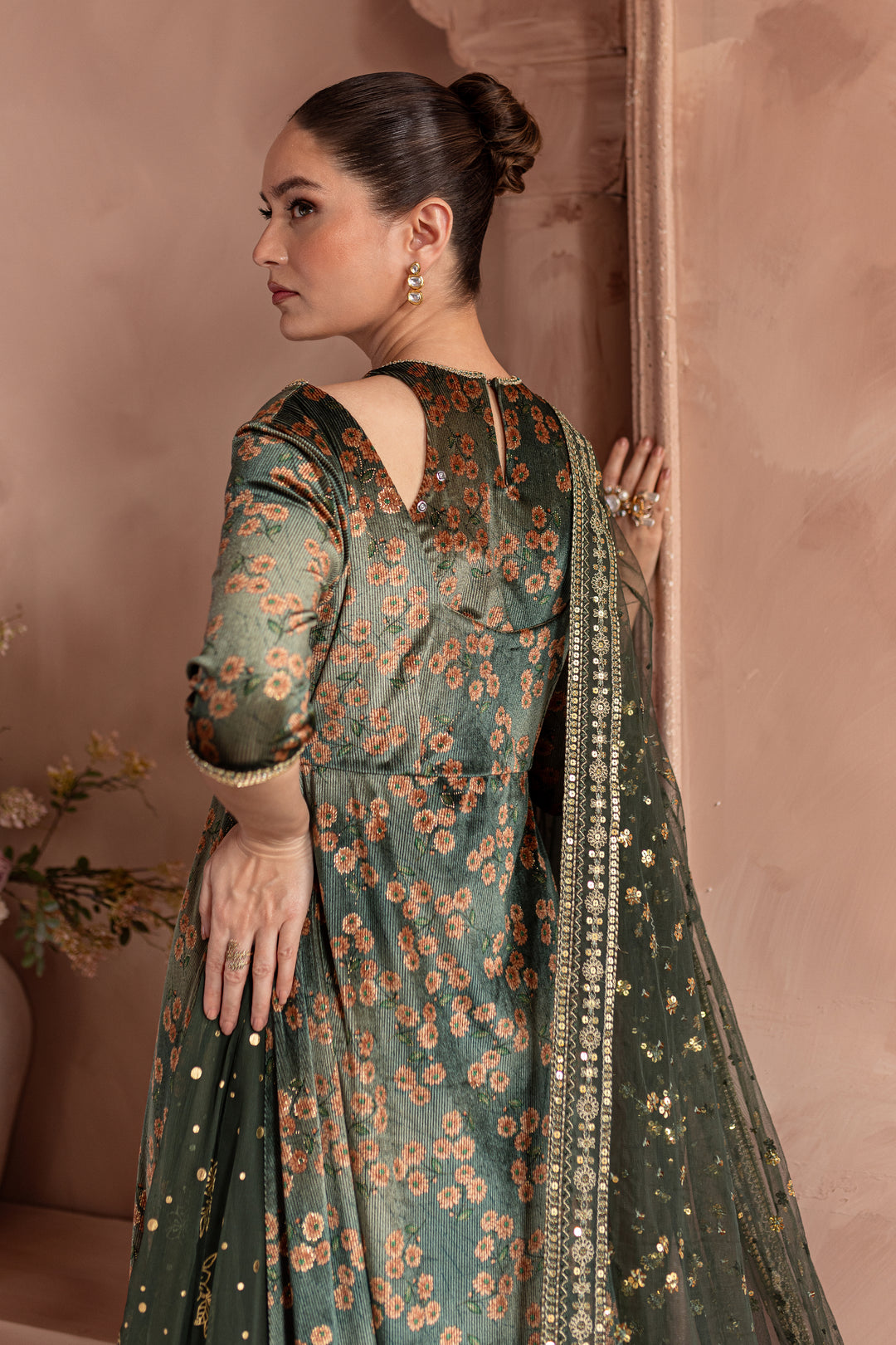 green emerald velvet dress Women's Batik Grace Dress - Scarlet Peacock