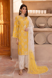 Aliea 3Pc - Embroidered Luxe Pret
