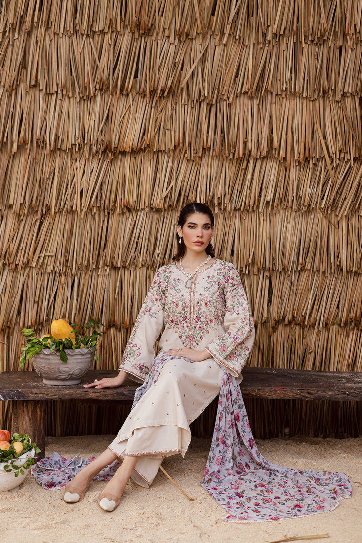 Classic designer khaddar pret fashion suit
