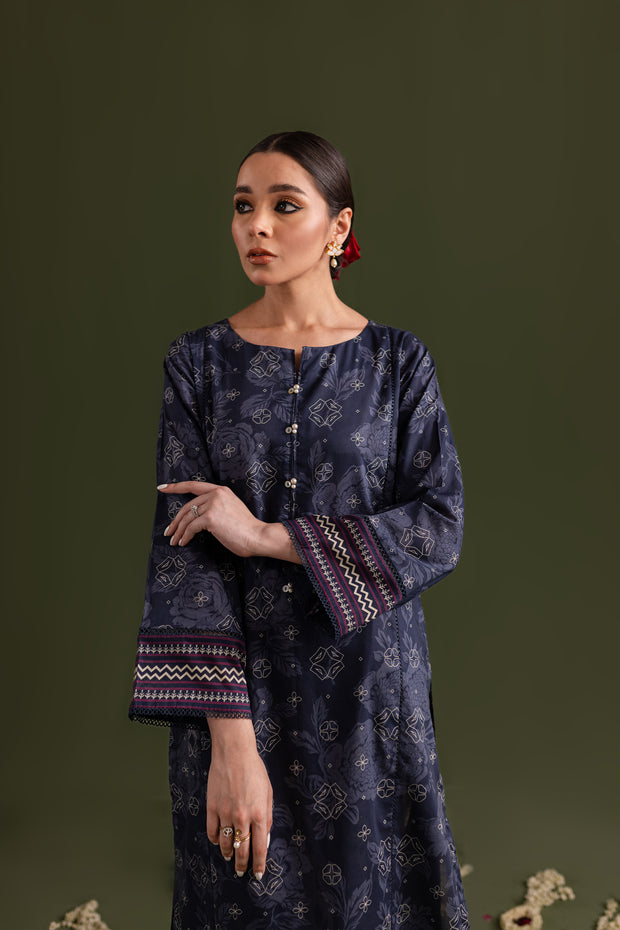 Jojo 2Pc - Printed Lawn Dress