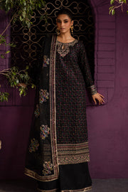 Aylin 3Pc - Embroidered Solid Dress