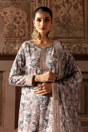 Zebayi 3Pc - Embroidered Luxe Pret