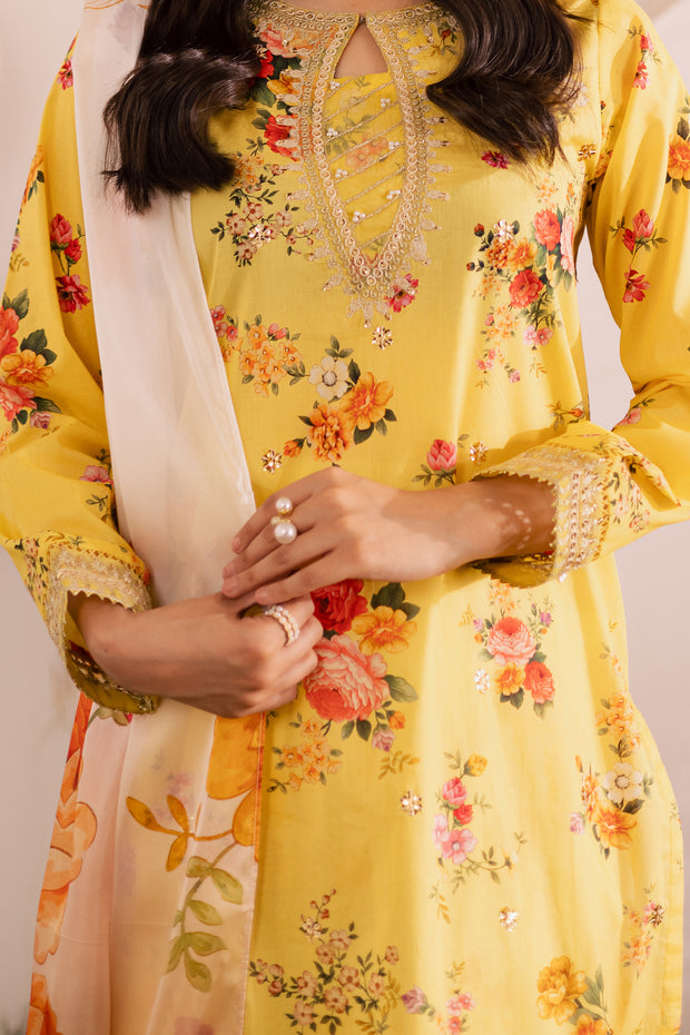 Lumia 3Pc - Printed Lawn Dress