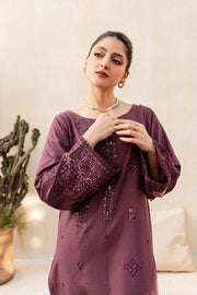 Marina 2Pc - Embroidered Karandi Dress