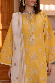 Aliea 3Pc - Embroidered Luxe Pret