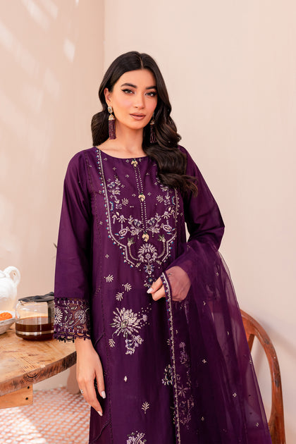 Purple Lee 3Pc – BATIK UK