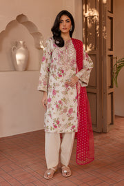 Fasanay 3Pc - Printed Lawn Dress