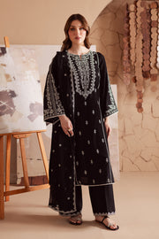 Starlight 3Pc - Embroidered Lawn Dress